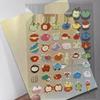 Childlike 3D Graffiti Apple Sticker for Journals, DIY Projects, Phone, Headphone Cases, and Polaroid Decorations.