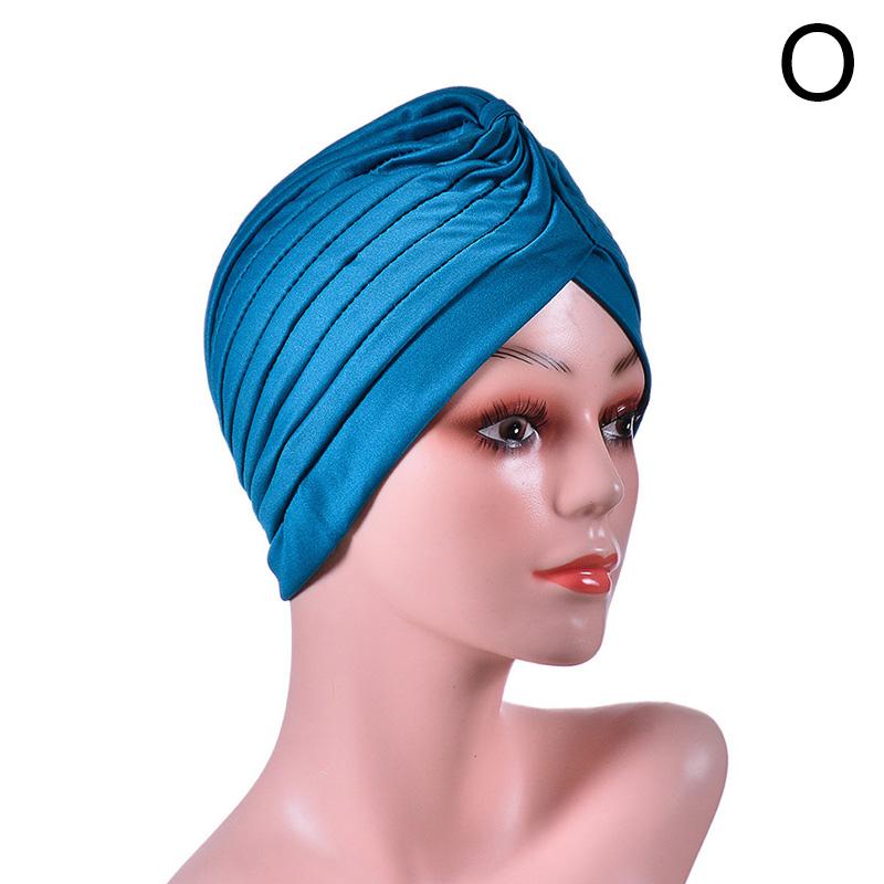 Women Muslim Turban Muslim Cap Pure Color Soft Head Scarf Hat HeadWrap Scarf Clothing Accessories