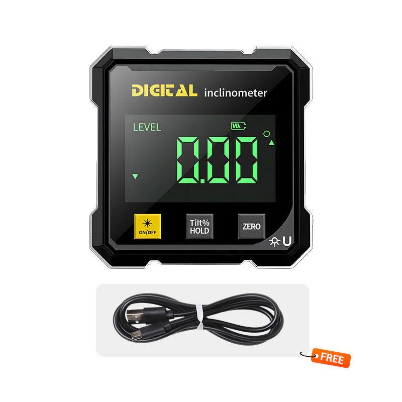Digital Electronic Level Digital Angle Fnder 4*90 ° Magnetic Inclinometer Protractor Precision Level Box for Woodworking