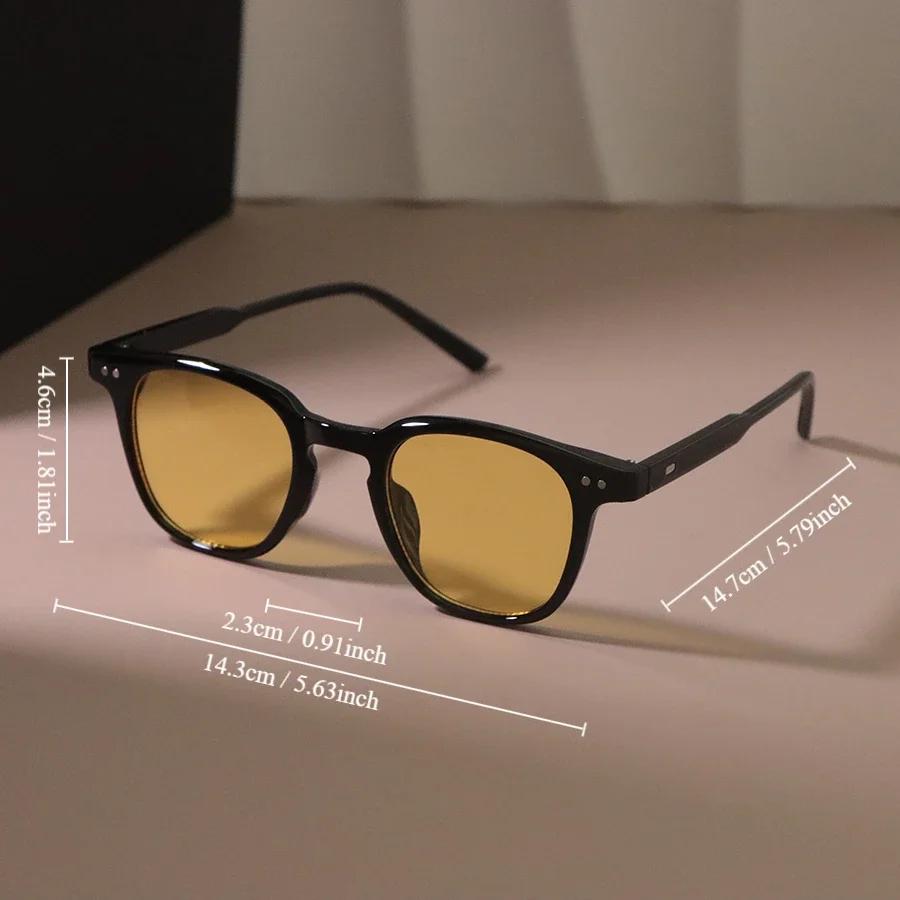 Vintage Quadratische Sonnenbrille Damen Herren Mode Retro Sonnenbrille Weiblich Männlich Marke Designer Spiegel Fahrerbrille