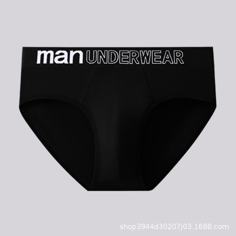 Men's Triangle Underwear Antibacterial Cotton Men's Mid Waist Underwear