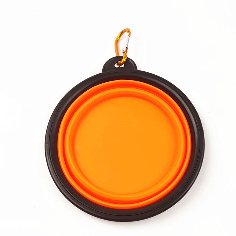 Collapsible Silicone Travel Bowl for Pets - Portable Food Bowl for Dogs & Cats