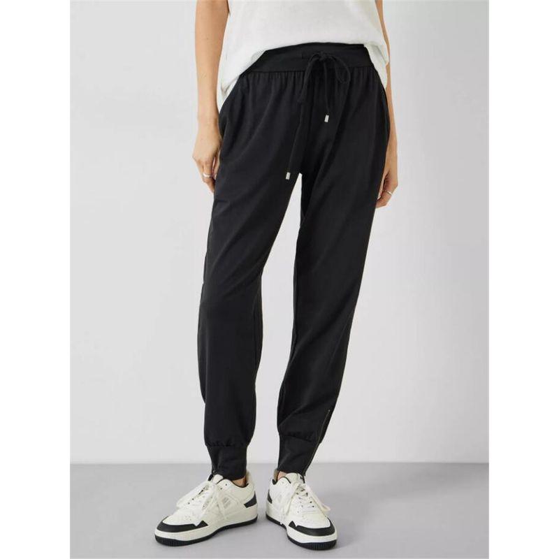 

Foreign Trade Pure Yuan Single Tail Goods Exported to UK Hus * Women Spring and Autumn New Loose Casual All-matching Sports Casual Pants Black UK14