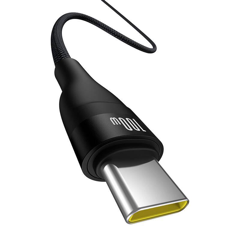 Kabel Usb Do Usb-C Baseus Flash 2 100W, 2M (Czarny)