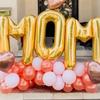 48pcs Mother's Day Balloon Set, Mother's Day Letter Aluminum Foil Latex Balloon Set Birthday Background Wall