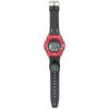 J-AXIS ACY20-RE (Digital CYBEAT Solar Combination Type Compass Red Sun Flame) Round Watch Black