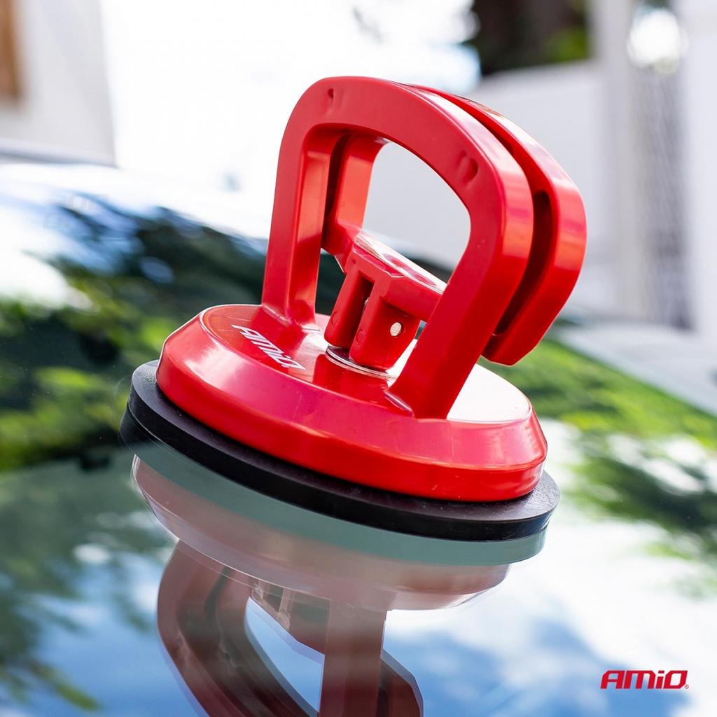 Suction cup holder for glass and tiles, single AMIO-02901