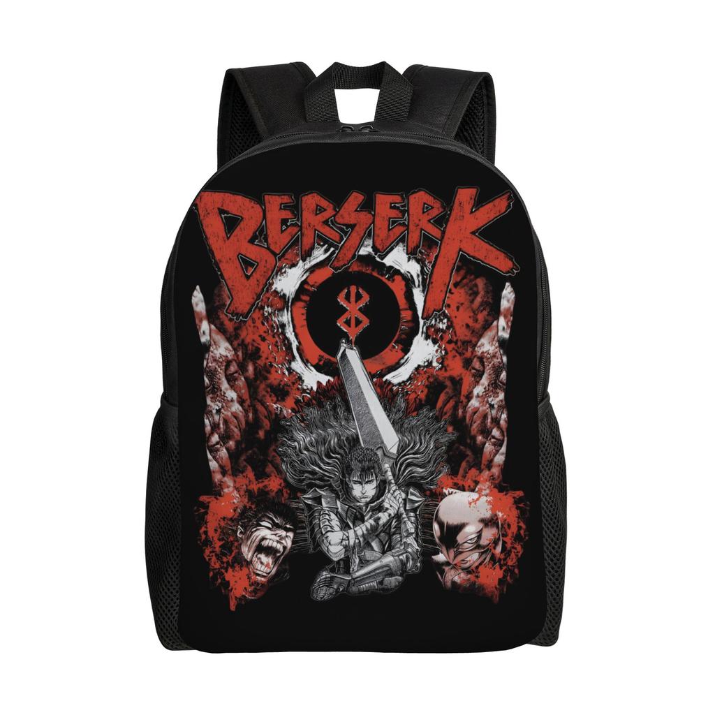 B-Berserkes Laptop Backpack Men Women Casual Bookbag for School College Student Adventure Bag