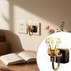 Night Lights Plug Into Wall, LED Night Lights Plug In, Elegant Vintage LED Nights Light Wall Lamp, USB Retro Soft Warm Plug-in Walls Light Lamp