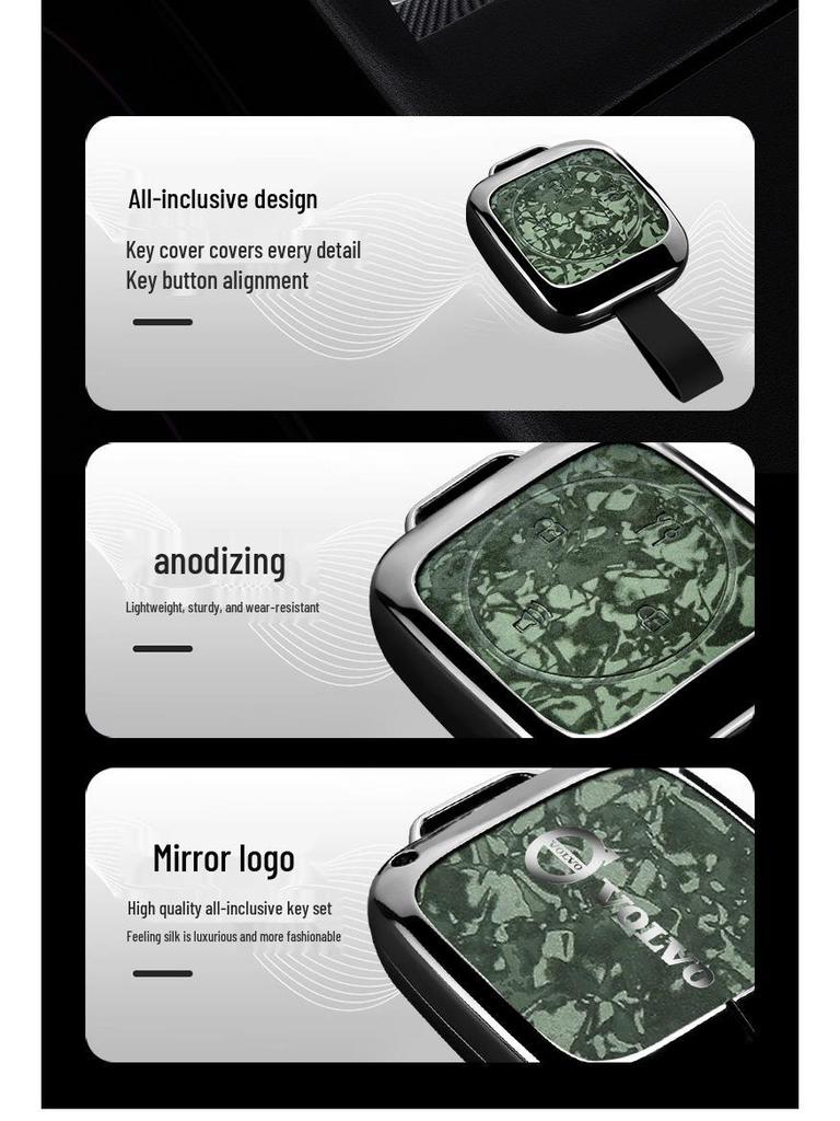 Volvo XC70 2026 Key Cover: Metal Shell Buckle for New Energy Vehicle