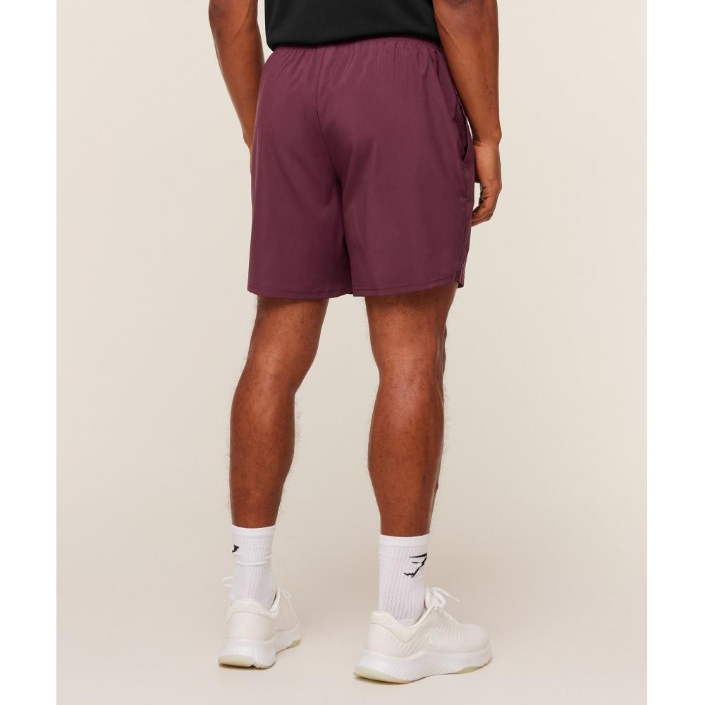 Gymshark Sosire 7 Pantaloni scurți Gs Impact Vișiniu A2a1l Rcf3