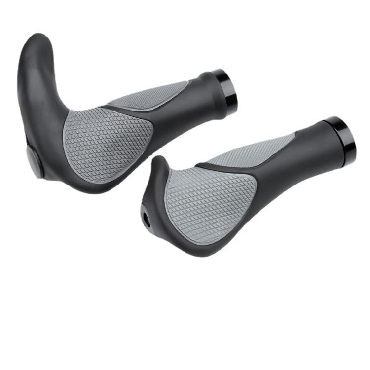 Ergonomic Bicycle Grips Handlebar TPR Non-Slip MTB Grips Mountain Bike Cycling Hand Rest Shock Absorption Bar End