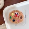 1Pc Cartoon Lustige Plüsch Cookie Brosche Kleidung Rucksäcke 3D Puppe Abzeichen Pins Nette Pin