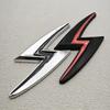 3D Metal S Lightning Logo Car Rear Trunk Fender Emblem Badge Decals For Nissan S14 S15 200SX 240SX Zenki Silvia Accessories