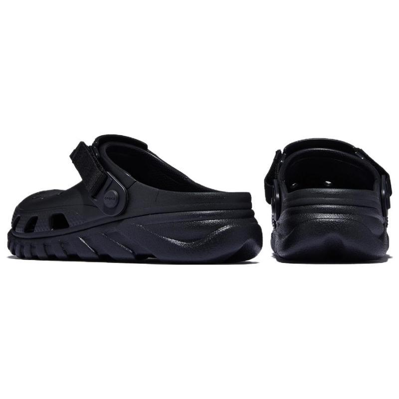 Crocs DUET MAX CLOG Clogs Unisex Pure Black