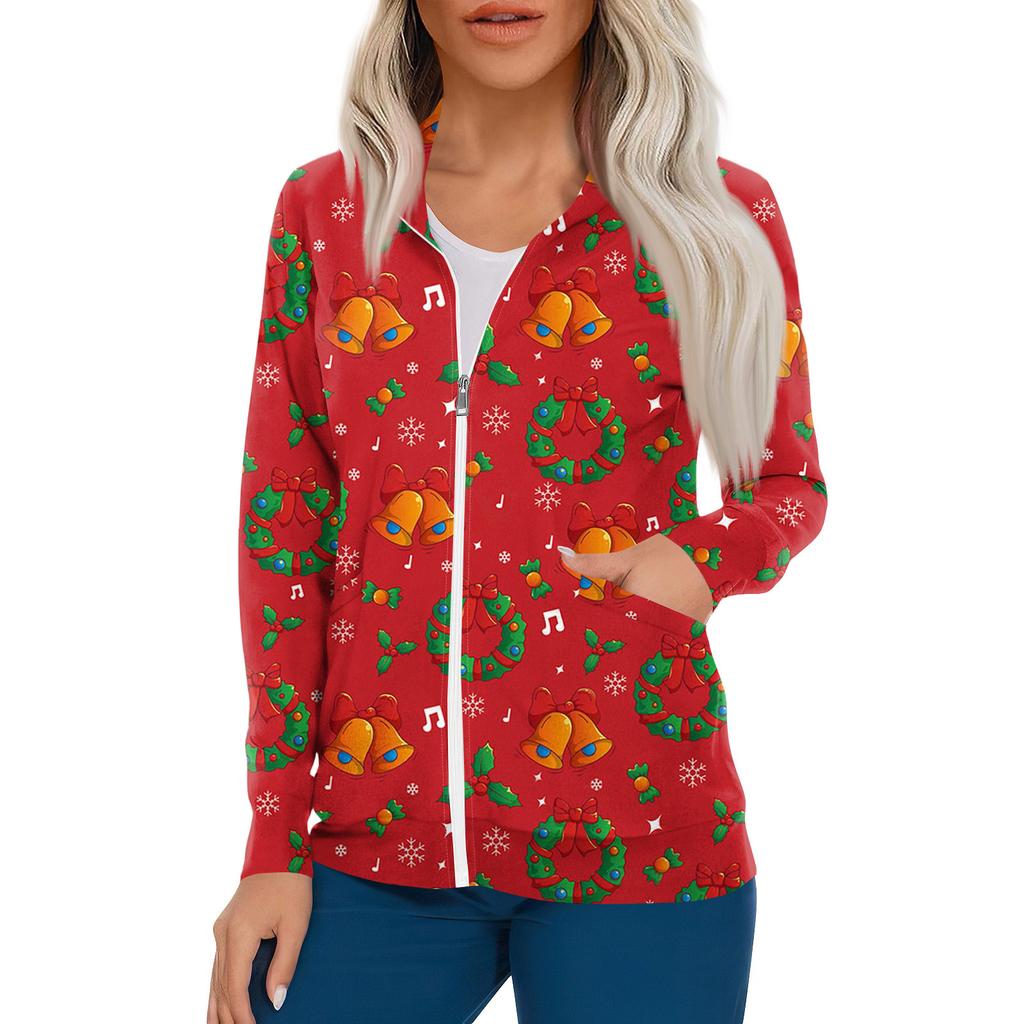 Ženy Vzor s dlouhým rukávem Kapesní Pracovní stojáček Jednořadý ochranný overal Cardigan Bunda Top