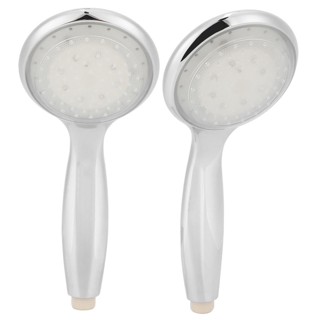 LED Luminous Shower Head Hand Held Temperature Control Shower Nozzle Bathroom Accessory(9820A )