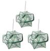 Fishing Gear, Fishing Net Set of 3, Foldable, Compact, Great for Catching Shrimp, Crab, Crayfish, Small Fish, and More