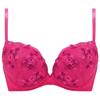 AMOSTYLE BY Triumph Entry Collection Bra Panty Set M020 C65 Push-Up & (Pretty Bouquet) Women's (Lipstick Pink)