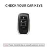 Car Smart Remote Key Case Cover Bag For Toyota Vellfire Alphard 30 Series 2 Voxy Noah Esquire Harrier Previa Keyring Accessories WI2