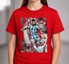 T-shirt Grafica con Ritratto di Messi 2026 Streetwear Estivo Adatta Sia a Unisex Che a Unisex T-shirt Esclusiva Per i Fan del Calcio di Messi