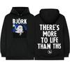 Bjork Rock Tour Concert 2026 Merch Hoodies Unisex Clothing Fashion Loose Long Sleeves Pullovers Hooded Sweatshirts Streetwear
