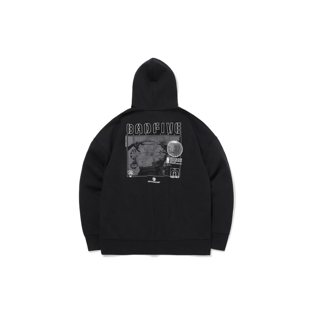 Li-Ning BadFive Hoops Graphic Hoodie Black Men s AWDQ763-2 L