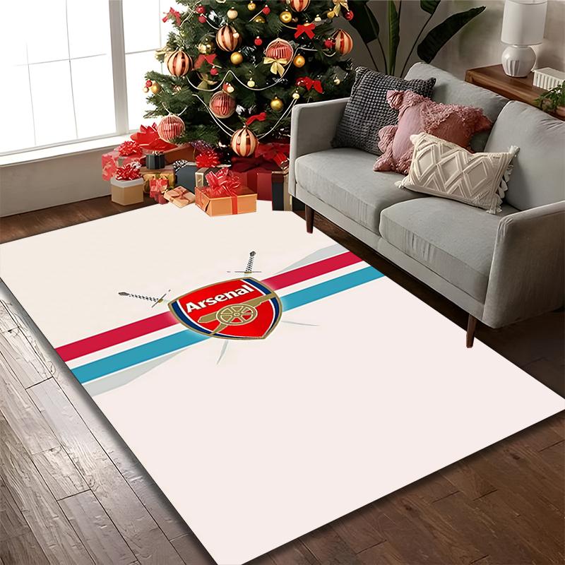 Football Club Carpet, Non-slip Office Chair Rug, Digital Print Home Area Rug, Unique Festival Decorations