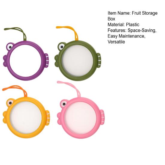 Onion Keeper Avocado Saver Airtight Food Storage Box with Silicone Lid Lemon Stackable Fridge Organizer for Picnic Office