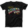 Greetings From Asbury Park N.J. 70s Rock Retro Music Gift Tee Black T Shirt 482