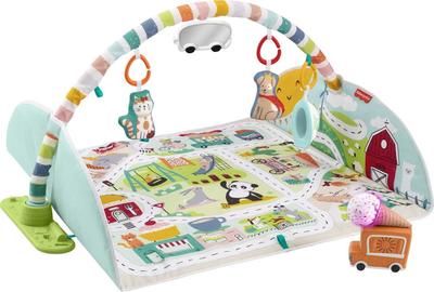 Baby Gym That Transforms Into a Playable Map Mat GJD41 Fisher-Price 3-Way [0 Months+] [Educational Toy] [Cloth Toy]