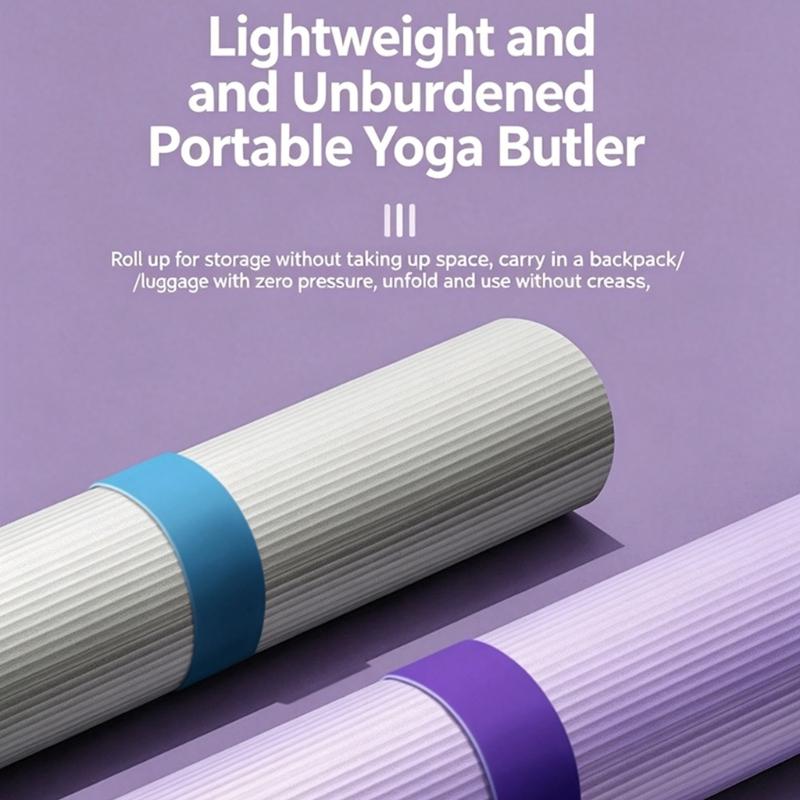 Multipurpose Silicones Strap Reusables Yoga Mat Tie With Enhances Frictions For Stable And Safe Bundling Gym Accessories
