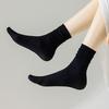 3 Pairs Ice Silk Socks for Women Summer Ultra Thin Crew Socks Casual Mid Calf Stacked Socks Elastic Above Ankle Bootie Socks