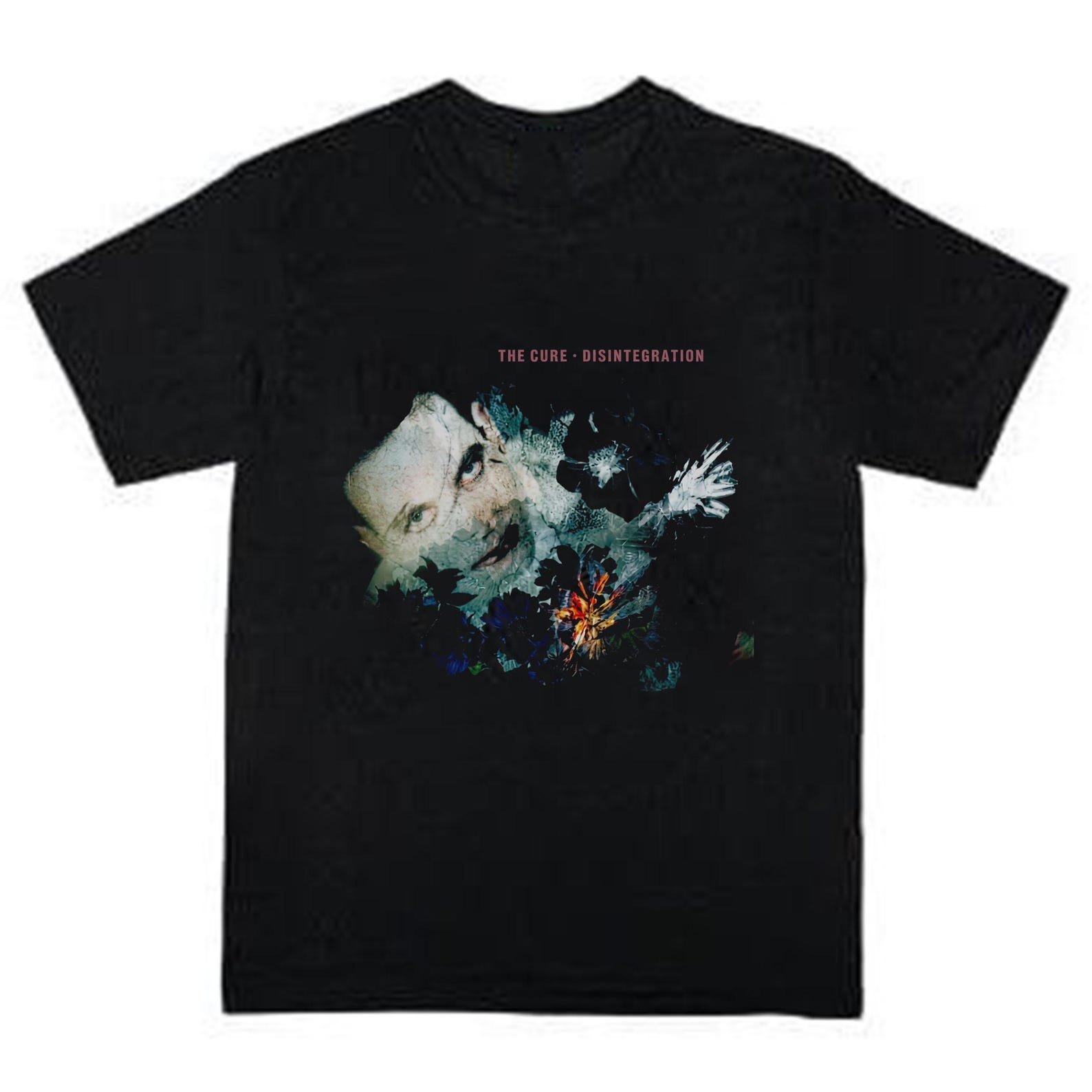 collection The Cure Disintegration T-shirt, Unisex Cotton shirt, The Cure Graphic tee, 90s Band tee, Unisex L
