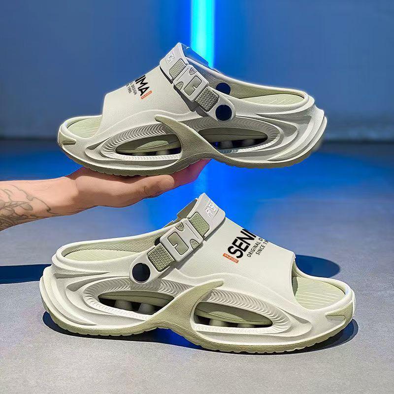 High Quality Men's Sandals Slippers One-Two Wear Summer Outdoor Wear Resistant Driving Thick Bottom Anti-Slip Waterproof