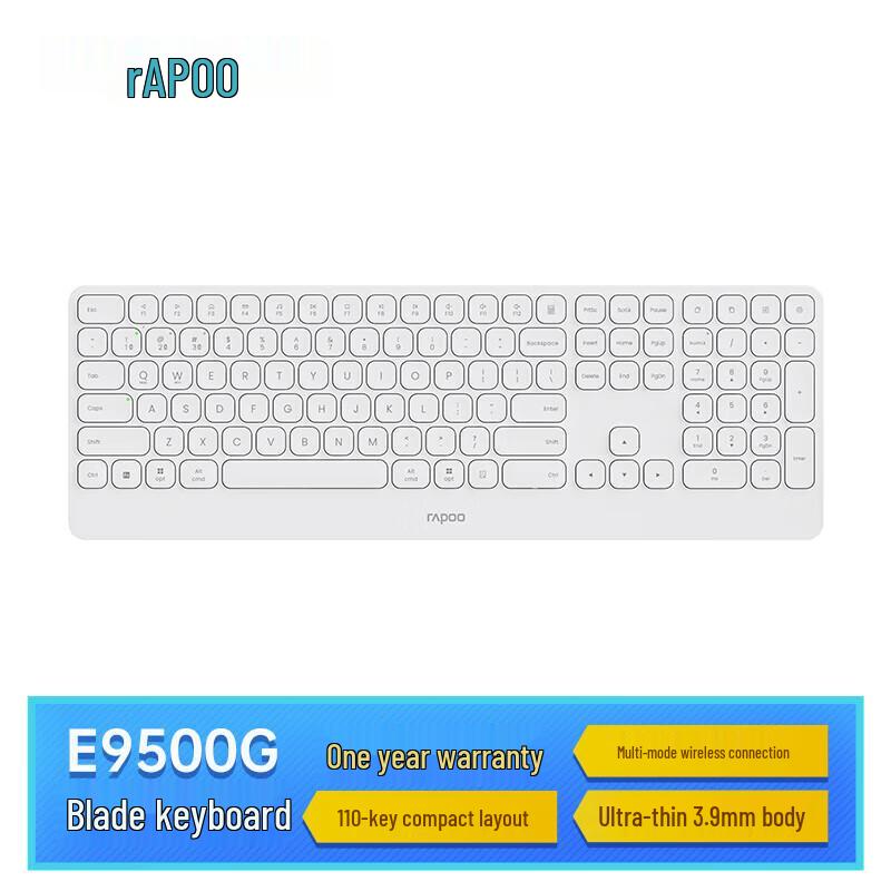 Rapoo E9500G Multi-Mode Wireless Keyboard