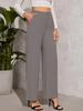 New Spring/Summer Women's Solid Color High Waist Draped Comfort Casual Slim Fit Workwear Trousers