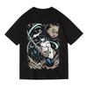TwodiUnisexsional Flatfaced Demon Slayer Izuis Kimi No Koi Anime Merchandise Printed Shortsleeved Summer Cotton Loose Fit