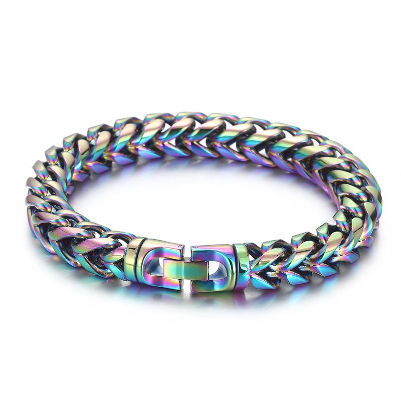 Trendy Minimalist Dragon Bone Chain Titanium Steel Bracelet