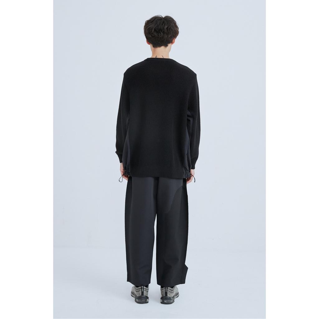 RECODE Panel Mix Knit Top_Rkwaa23602Bkx