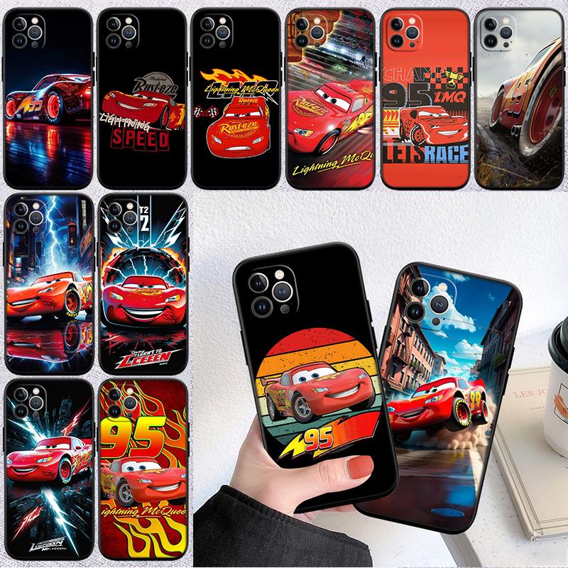 Auta Blesk McQueen Nový Prémiový Obal na Telefon pro iPhone 16 15 14 13 12 Pro Max Plus Mini