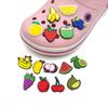 15-Piece Cute Fruit Shoe Charms Set for DIY Decorations