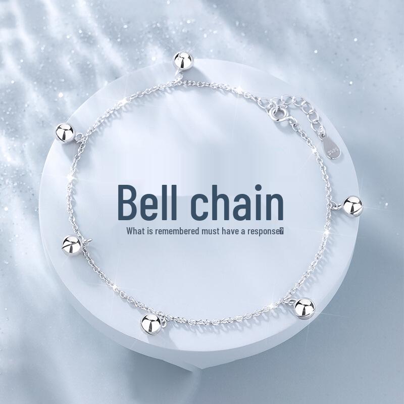 2025 New Hot Style: Elegant 925 Sterling Silver Bell Anklet - Full Body, Each Step a Melody - Perfect Gift for Girls