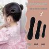 Kids' Hair Bun Maker - Fluffy Flower Bud Clip for Easy Double Bun Hairstyles
