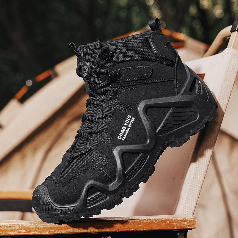 Men's Hiking Boots  Outdoor Platform Soles Wear-resistant Martin Boots