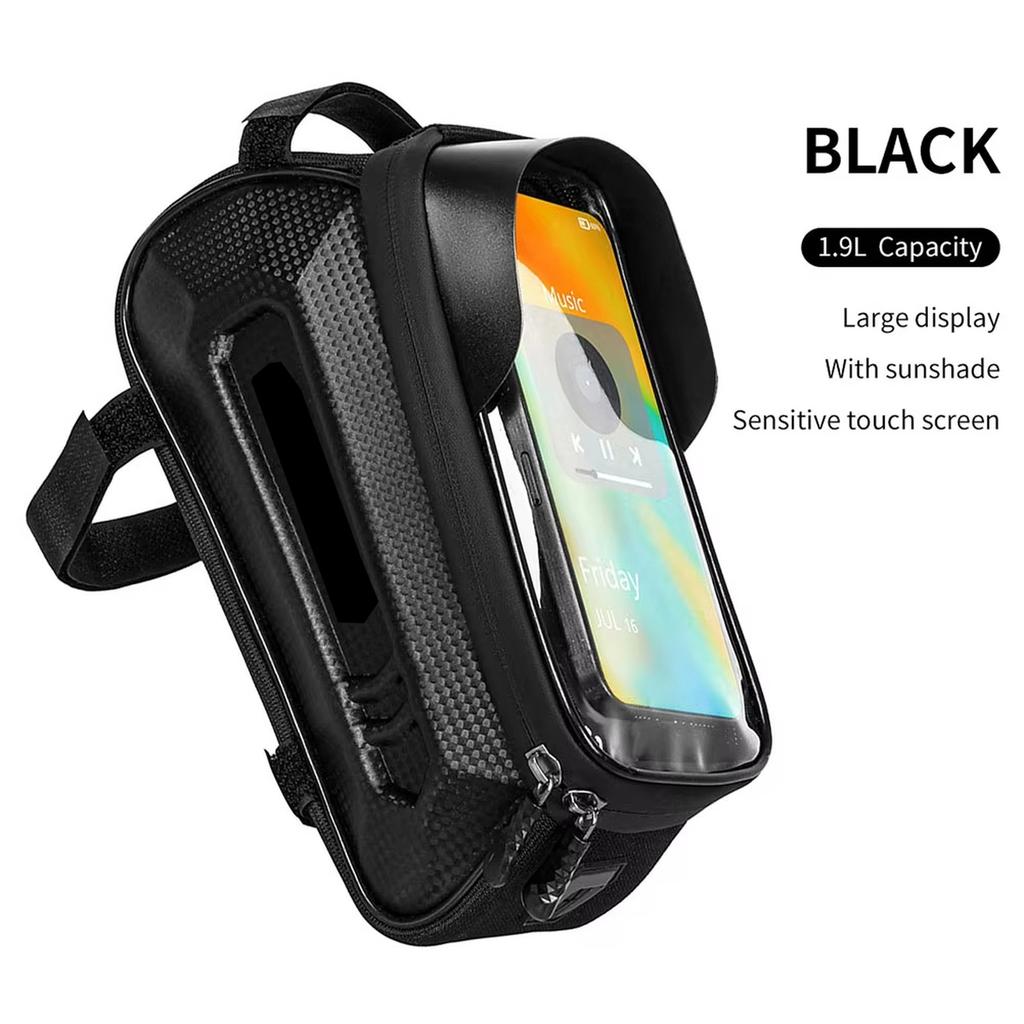 Fahrrad Rahmentasche Harte Handytasche Oberrohrtasche für Mountain Road Bike