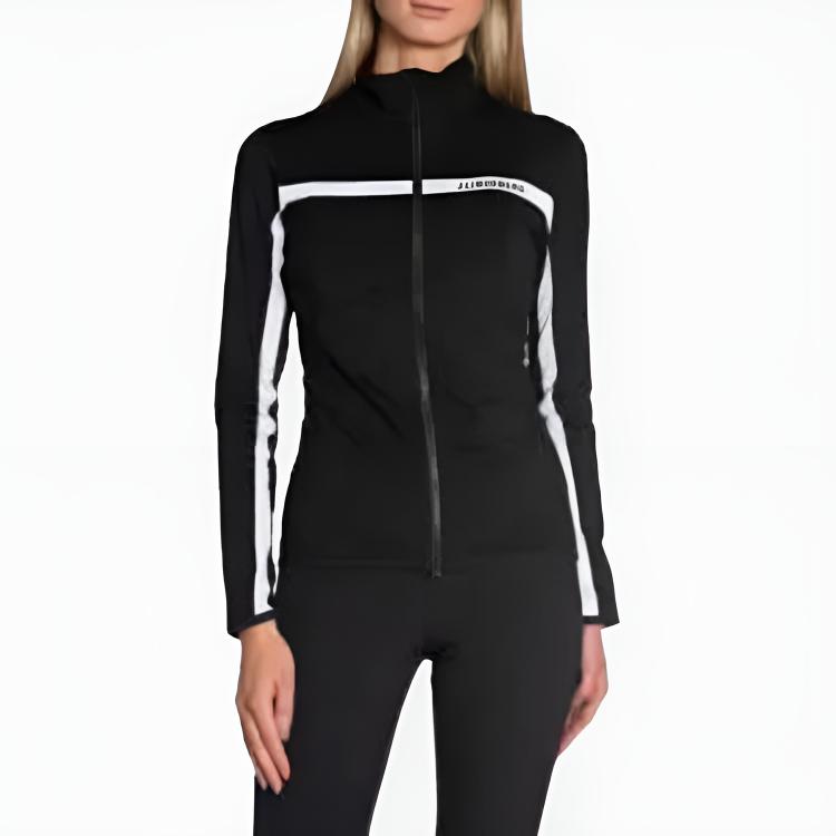 J.LINDEBERG Reißverschluss Color Block Stehkragen Jacke Damenjacken Schwarz GWJS038749999