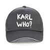 Rolig Unisex Dam Nyhet Sällsynt KARL VEM Tryck Unisex Basebollkeps sommar Ledig Unisex dam justerbar Snapback keps