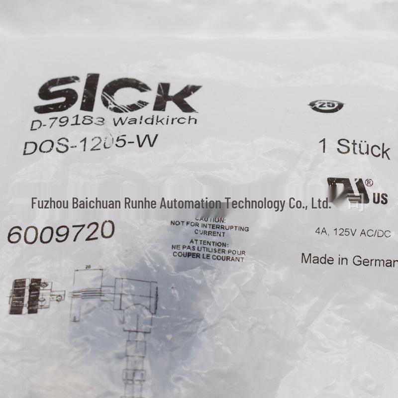 Brand New DOS-1205-W Sick Sensor Accessory Plug Connector (Model 6009720) Available Now.