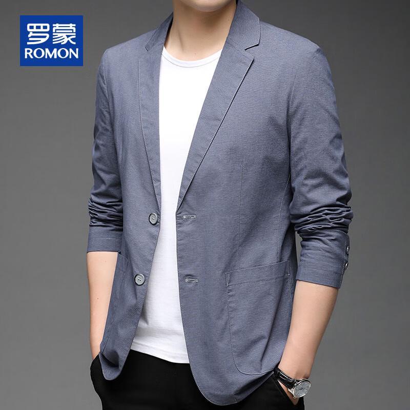 ROMON Мужской повседневный приталенный пиджак 2XL